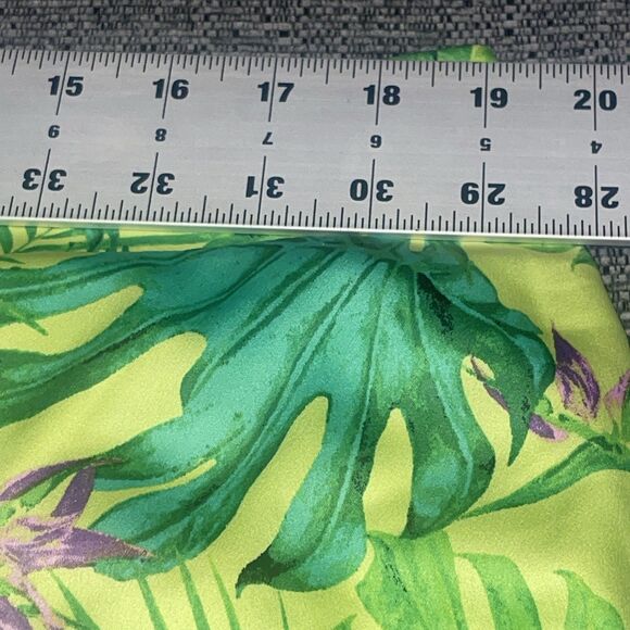 Womens Wide Leg Pants 2X Tropical Palm Print Boho Resort Vacation Beach Festival - Picture 4 of 11